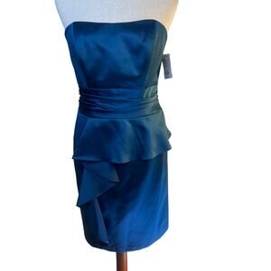 David's Bridal strapless satin